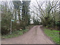 TL4527 : Public footpath at East End, near Furneux Pelham by Malc McDonald