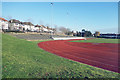 TQ2283 : Athletics Track, Willesden Sports Centre by Des Blenkinsopp