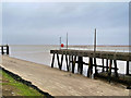 SD3448 : Disused Jetty at Fleetwood Ferry Port by David Dixon