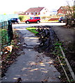 ST3090 : Tyre tracks in mud, Malpas, Newport by Jaggery