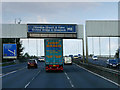 NS4865 : Sign Gantry over the M8 at Arkleston Interchange by David Dixon