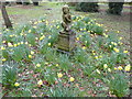 TQ5845 : Cherub in St Stephen's Churchyard, Tonbridge by Marathon