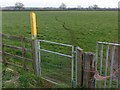 SK7727 : Footpath near Eastwell by Alan Murray-Rust