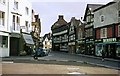 SJ6552 : High Street, Nantwich, 1963 by Alan Murray-Rust