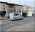 SO8005 : Ice cream van in High Street, Stonehouse by Jaggery