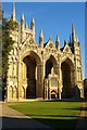 TL1998 : West front, Peterborough Cathedral by Christopher Hilton