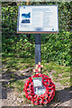 TQ2552 : B17 crash memorial, Reigate Hill by Ian Capper