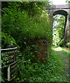 SJ6930 : Shropshire Union Canal milepost next to High Bridge No 57 by Mat Fascione