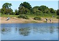 SK6843 : Enjoying the sunshine by the River Trent by Alan Murray-Rust