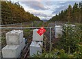 NH6736 : Pylon Line in Moor of Gask by valenta