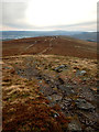 SD8495 : Looking south along the Pennine Way from Crag End Beacon by Andy Waddington