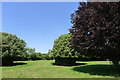 SK8538 : Footpath past Sedgebrook Manor by Tim Heaton