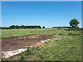 SP1812 : Remains of Battle Headquarters, former RAF Windrush, with Windrush Camp in the background by Vieve Forward