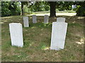 TQ4677 : First World War graves in Woolwich New Cemetery by Marathon