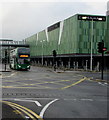 ST3188 : Double-decker bus leaving Friars Walk bus station, Newport by Jaggery