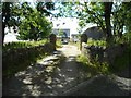 NS4974 : Gate posts, Wester Cochno by Richard Sutcliffe