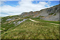 NZ0003 : Track following Windegg scar by Andy Waddington