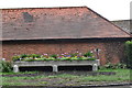 SU8577 : Water trough outside Burycourt Farm by Simon Mortimer