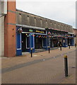 ST3088 : Bunting on the John Wallace Linton, Cambrian Road, Newport by Jaggery