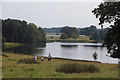 SJ7581 : Melchett Mere, Tatton Park (set of 2 images) by Mike Pennington