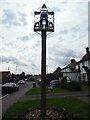 TL0103 : Millennium Village Sign, Bovingdon by David Hillas