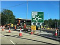 SH8077 : Major roadworks at Black Cat roundabout by Richard Hoare