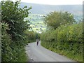 SO3328 : Steep hill outside Longtown by Oliver Dixon