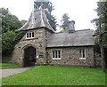 SO3710 : Grade II Listed gatehouse at  the entrance to Llanarth Court, Monmouthshire by Jaggery