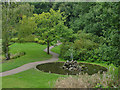 SJ7387 : Fountain at Dunham Massey by Stephen Craven