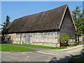 SO7406 : Timber-framed barn by Philip Halling