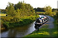 SJ3631 : Looking south from the bottom of Frankton lock 4, evening light by Christopher Hilton