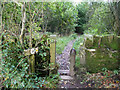 SE1230 : Stile with iron bollard, Clayton by Humphrey Bolton