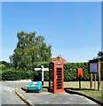 TQ6153 : K6 Telephone Box, Plaxtol by PAUL FARMER