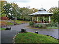 SE1214 : The bandstand, Beaumont Park, Huddersfield by Humphrey Bolton