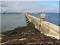 SZ5096 : Shrape Breakwater, East Cowes by Malc McDonald