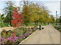 TQ3277 : Autumn colours in Burgess Park by Malc McDonald