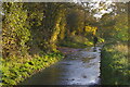 TM3865 : Tiggins Lane, Kelsale, after heavy rain by Christopher Hilton