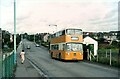 NS4963 : Graham's Bus Services 85 at Hawkhead Station  1970 by Alan Murray-Rust