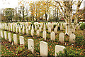 SK8052 : London Road Cemetery, CWGC plot by Richard Croft