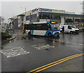 ST2995 : Unusual Stagecoach bus livery, Glyndwr Road, Cwmbran by Jaggery