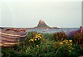 NU1341 : Lindisfarne Castle from across The Ouse by Martin Tester