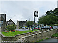 SE2337 : Jubilee Clock on Fink Hill, Horsforth by Stephen Craven