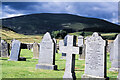 NJ2808 : Graveyard at Corgarff by Trevor Littlewood