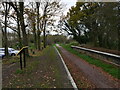 TG3127 : Looking West along Weavers Way from Honing restored platform by David Pashley