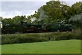 TQ3628 : 9017 & 3440 approaching Horsted Keynes Station, Bluebell Railway by Martin Tester