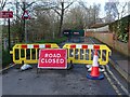 SO8540 : Road Closed by Philip Halling