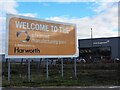 SK4087 : Welcome sign at Waverley Advanced Manufacturing Park by Graham Hogg