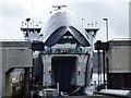 NF9267 : CalMac Ferry at Lochmaddy by Sandy Gerrard