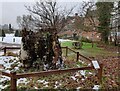 SO8774 : Elm tree stump at Harvington Hall by Mat Fascione