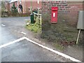 NY4754 : George V Post Box, Great Corby by Adrian Taylor